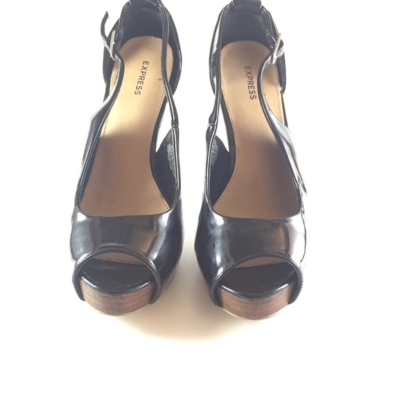 Express Black Heels - Picture 2 of 7